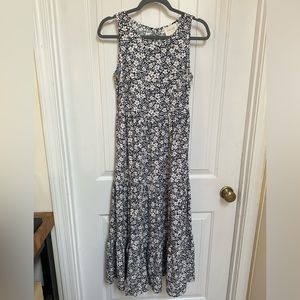 Moolk Zara in Bluebell breastfeeding mom dress
